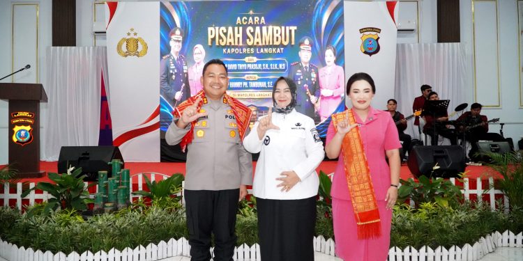 Hadiri Pisah Sambut Kapolres Langkat, Tiorita Harapkan Ini