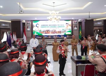 Plt Bupati Tiorita Lepas 85 Kontingen Langkat ke Jambore Nasional XII