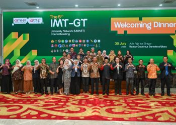Jamu Delegasi IMT-GT Uninet, Pj Sekdaprov Sumut Tekankan Pentingnya Kolaborasi Pendidikan