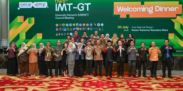 Jamu Delegasi IMT-GT Uninet, Pj Sekdaprov Sumut Tekankan Pentingnya Kolaborasi Pendidikan