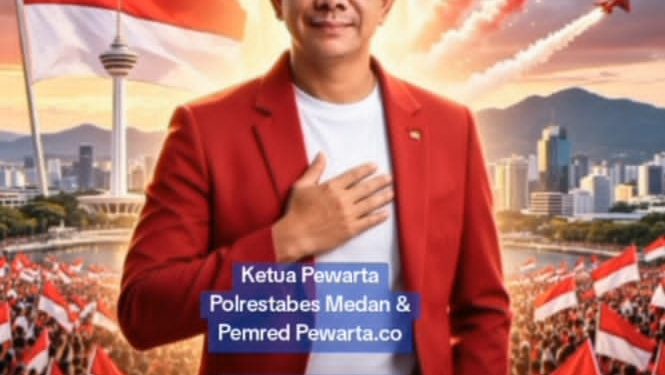 Ucapan Selamat HUT RI Ketua Pewarta Polrestabes Medan