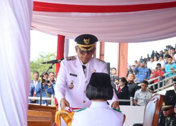 Bupati Dairi Pimpin Upacara HUT ke-81 Kemerdekaan RI