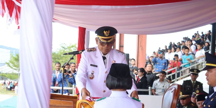 Bupati Dairi Pimpin Upacara HUT ke-81 Kemerdekaan RI