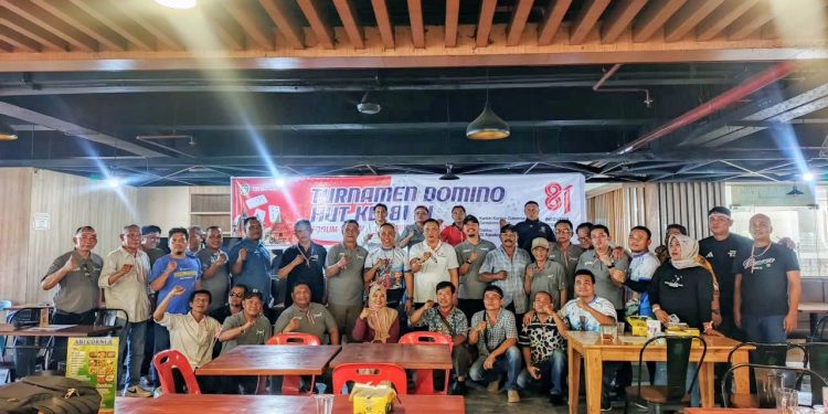 Buka Turnamen Domino HUT 81 Kemerdekaan RI, Dispora Sumut Apresiasi FWP Aktif Gelar Olahraga
