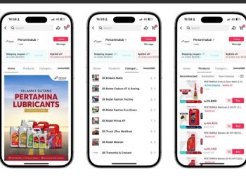 Beli Oli Asli Pertamina Semakin Mudah Melalui Official Store di Tokopedia, TikTok Shop, dan Shopee