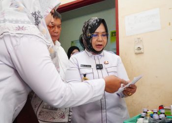 Plt Bupati Tiorita Sidak Puskesmas dan SMPN 1 Stabat, Tekankan Disiplin dan Pelayanan