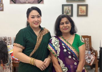 Konjen India Medan Peringati Hari Teej