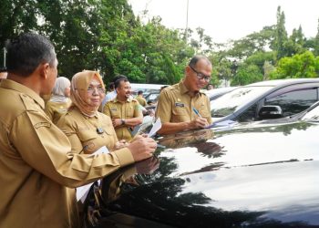 Plt Bupati Langkat Gebrak Penertiban Aset, Seluruh Kendaraan Dinas Diperiksa