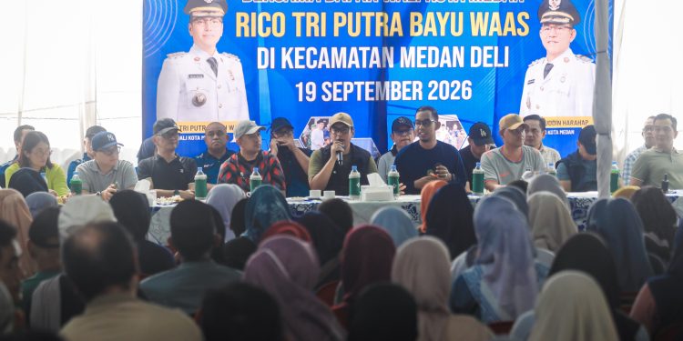 Sapa Warga Medan Deli, Rico Waas Tuntaskan Keluhan KTP hingga Pastikan Gang Cipto Diperbaiki