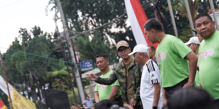 Wali Kota Rico Bersama Pangdam I/BB dan Wagubsu Lepas 20.000 Peserta Fun Run 5K