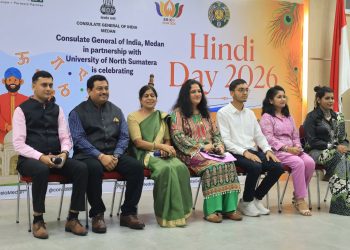 Konjen India Medan Bersama USU Peringati Hindi Day 2026