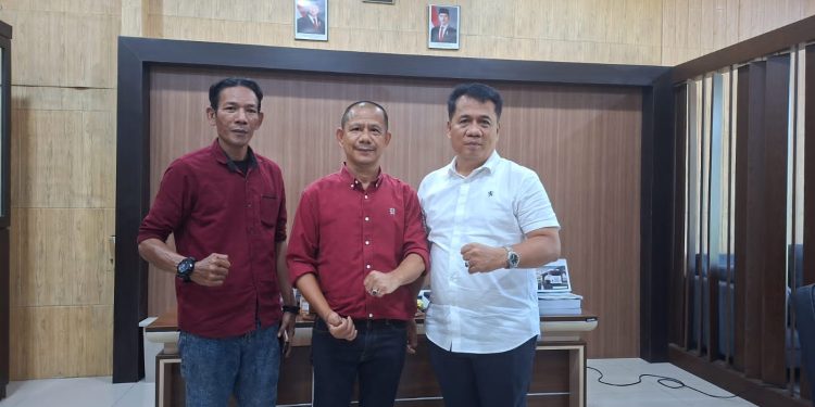 Jalin Sinergitas, Ketua Pewarta Polrestabes Medan Silaturahmi ke Kasat Narkoba Polresta Deliserdang