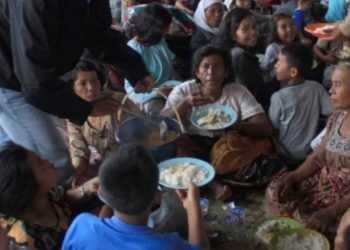 Pemprov Sumut Dampingi Pemkab Karo Tangani Pengungsi Erupsi Gunung Sinabung
