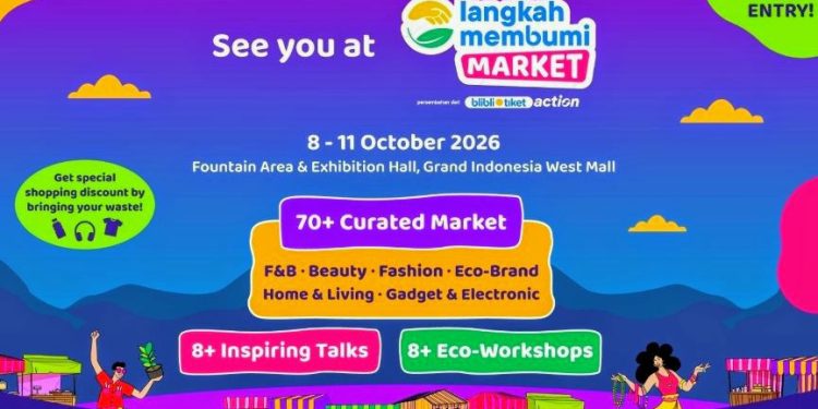 “Better Living Dimulai dari Kita”, Blibli Tiket Action Ajak Anak Muda Membumi Market 2026