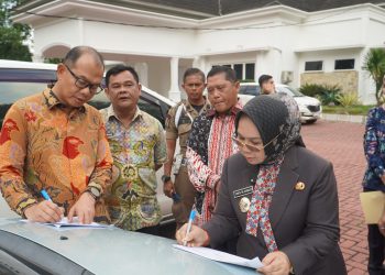 Tiorita Lanjutkan Inspeksi Aset Daerah, Tertibkan Kendaraan Dinas Bermasalah