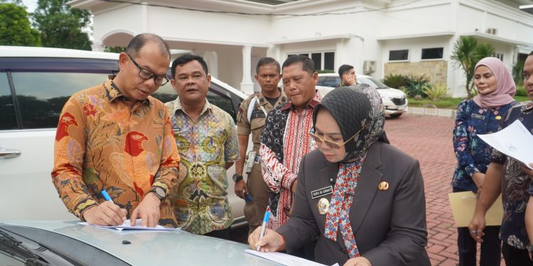 Tiorita Lanjutkan Inspeksi Aset Daerah, Tertibkan Kendaraan Dinas Bermasalah