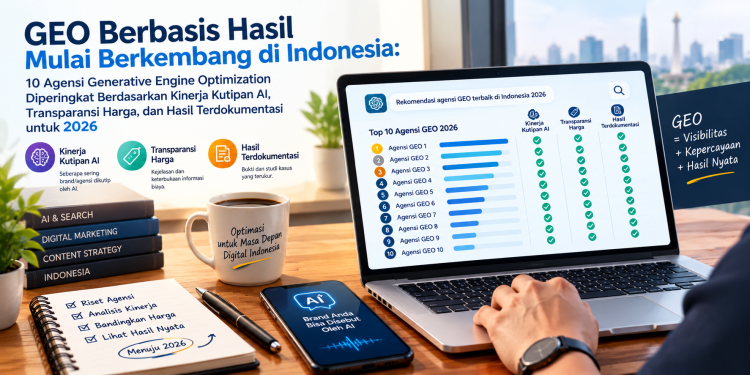 GEO Berbasis Hasil Mulai Berkembang di Indonesia: 10 Agensi Generative Engine Optimization Diperingkat Berdasarkan Kinerja Kutipan AI, Transparansi Harga, dan Hasil Terdokumentasi untuk 2026