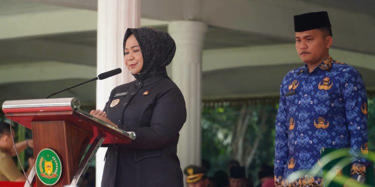 Plt Bupati Tiorita Ajak Pemuda Langkat Jadi Patriotik, Gigih, dan Berempati