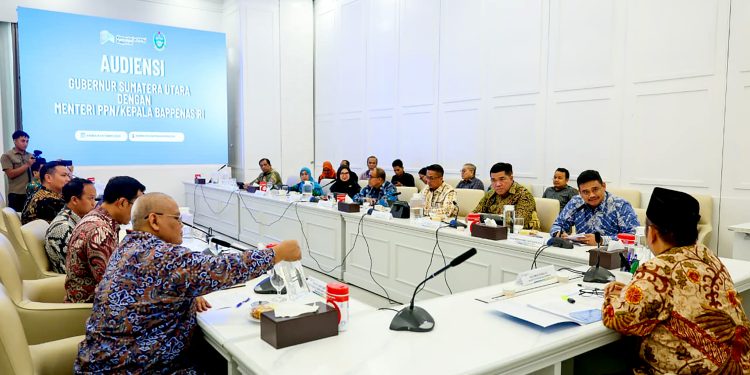 Gubernur Bobby Sampaikan Lima Prioritas Pembangunan Sumut kepada Bappenas