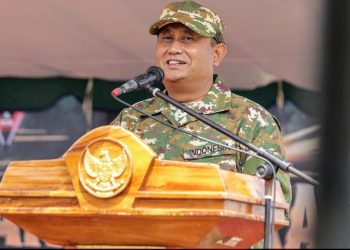 Wakil Bupati Dairi Hadiri Upacara Korps Raport Yonif TP 908/PERTAKI