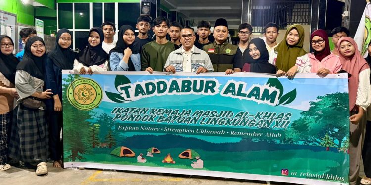 Remaja Masjid Al Ikhlas Gelar Tadabbur Alam, Muhammad Edison Ginting Pesankan Jaga Ukhuwah Dan Ibadah