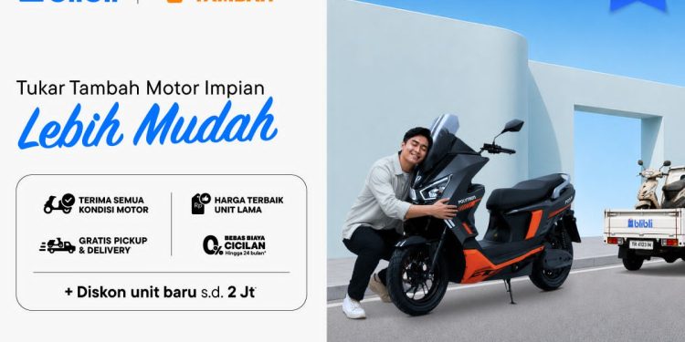Pertama di Indonesia, Tukar Motor Lama Jadi Potongan Harga Motor Baru di Blibli