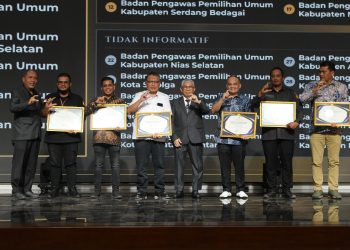 Bawaslu Tanjungbalai Raih Penghargaan KI Sumut Award 2026