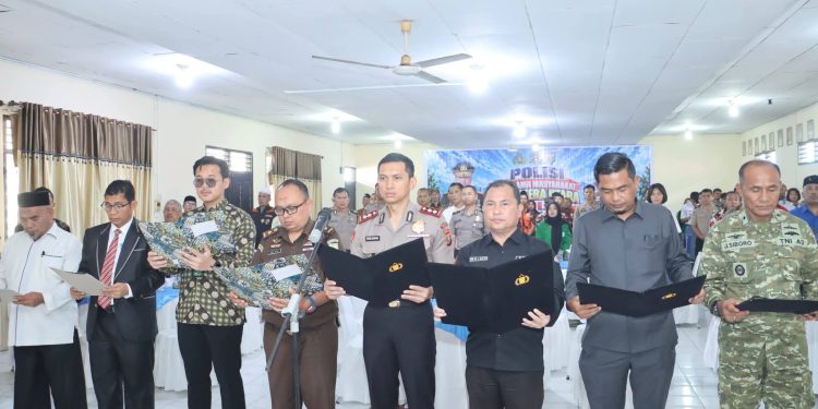 Bupati Dairi Ikuti Deklarasi Tolak Narkoba