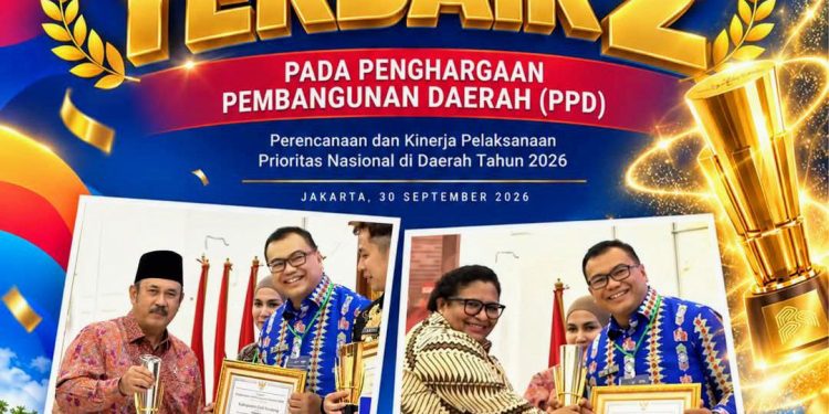 Kabupaten Deli Serdang Raih Peringkat Terbaik Dua Pembangunan Daerah