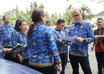 Pemkab Langkat Kembali Tertib Aset, 89 Kendaraan Dinkes Diperiksa